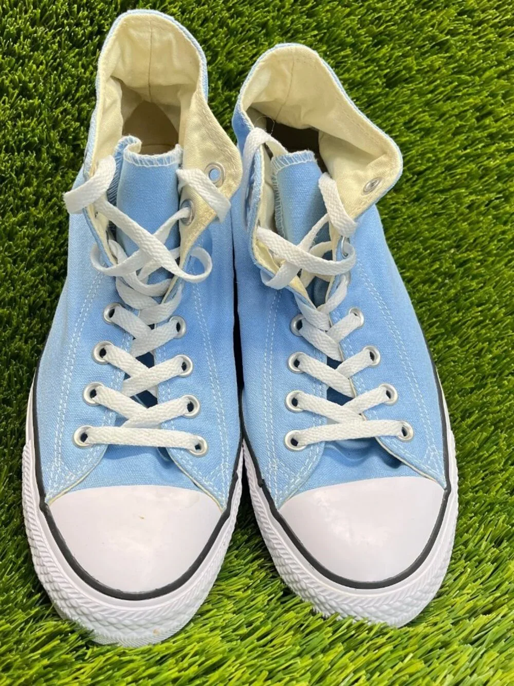 Converse Chuck Taylor All Star Hi Mens Size 8 Blue Athletic Skate Shoes Sneakers - Picture 6 of 11